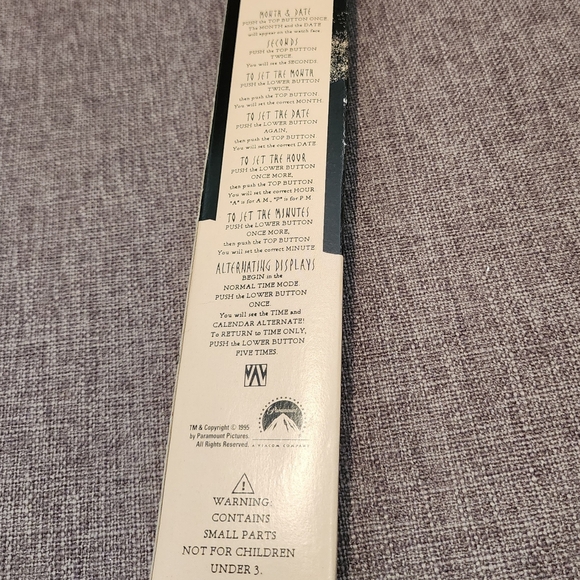 Vintage 1995 Paramount Congo the Movie Watch With Original Box "Amy" - Picture 5 of 5